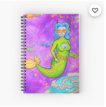 Galactic mermaid Tote