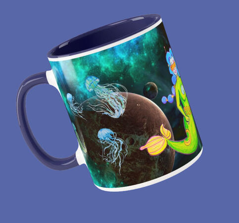 Galactic Jellyfish Mug